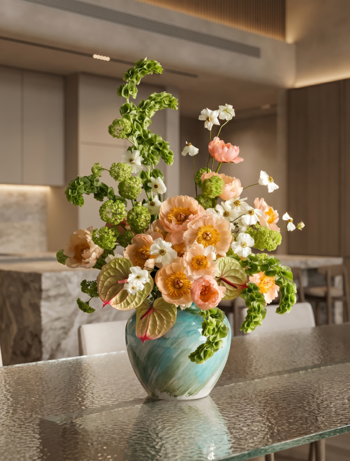 Ocean Canvas flowers in Dubai