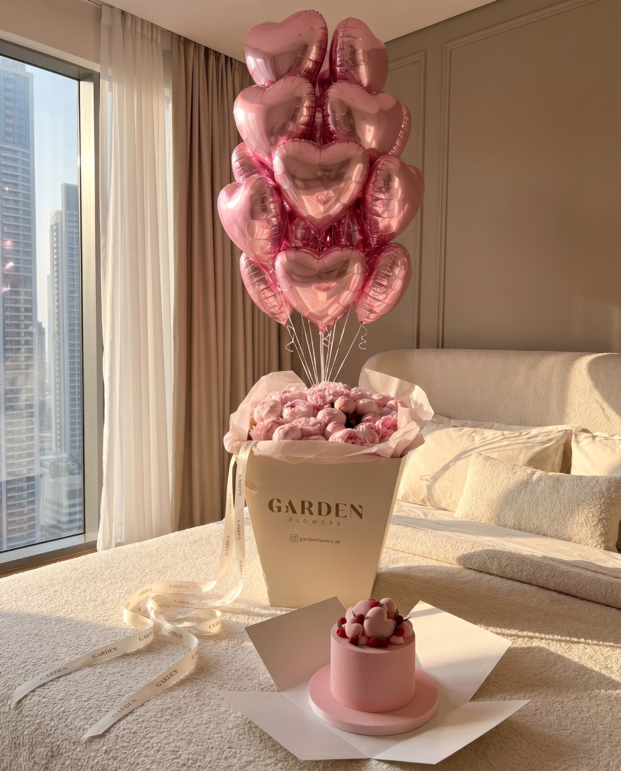 Heart Balloon — PINK (45 cm) flowers in Dubai